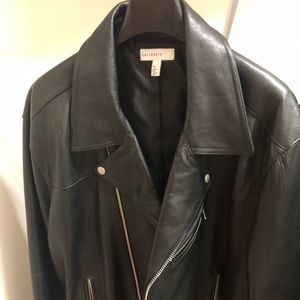 Men’s Calibrate Leather Moto Jacket